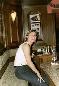 No, I'm not telling what she's laughing about