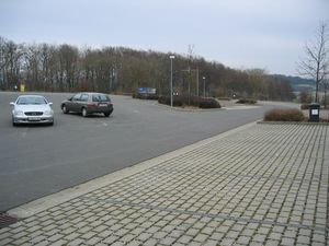 Very quiet parking lot