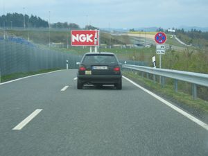 Keith in the C-Car, to the Ring