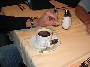 Kurt with coffee