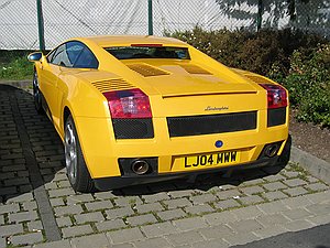 Yellow Lamborghini