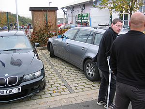 BMW parking