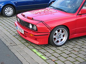 BMW with bra