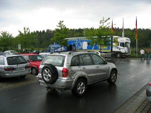 Grassy car