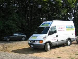 Parked in the shade