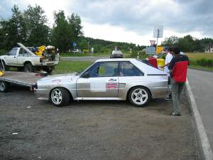 Short wheelbase Audi Quattro