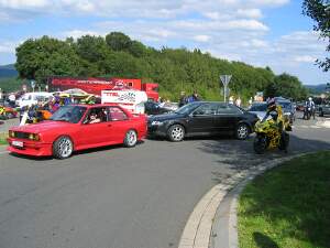 Roundabout carpark